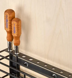 Wall-Mount Tool Storage Rack